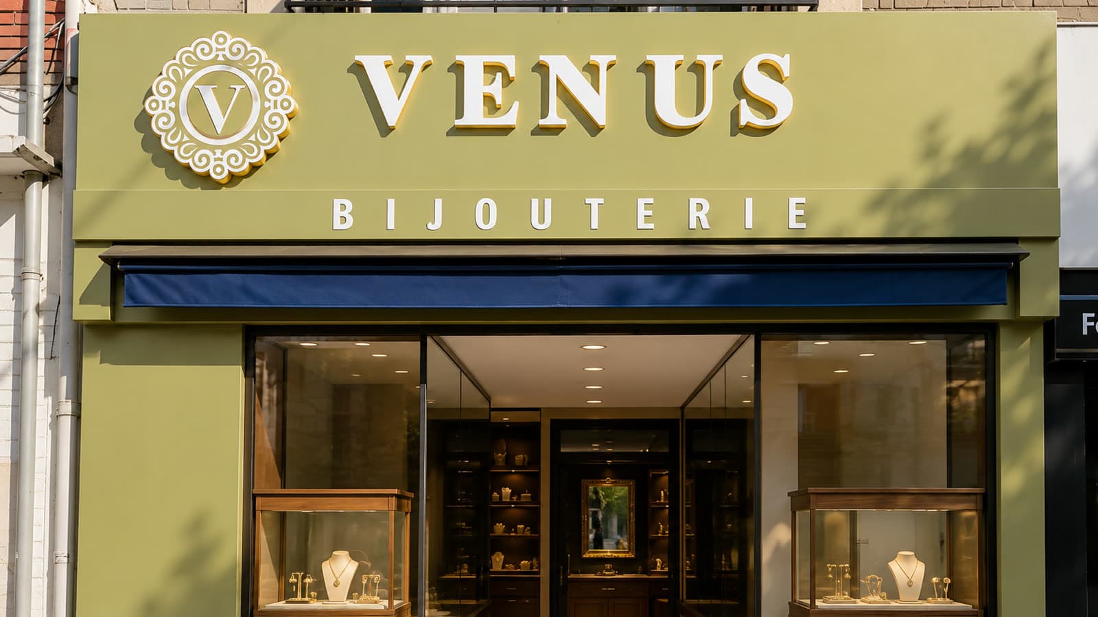 Devanture de Venus Bijouterie, Livry-Gargan